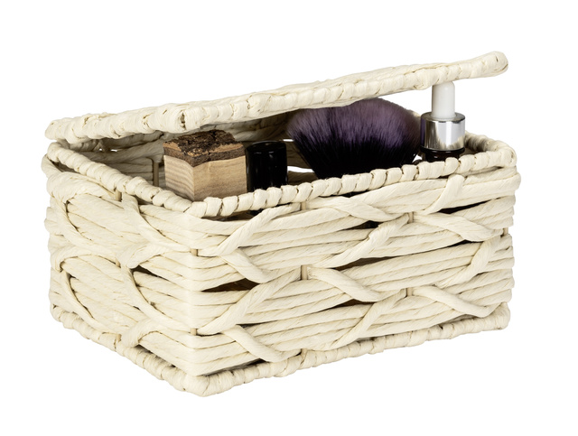 Cos depozitare cu capac, 19 x 10 x 14 cm, Vabriano, WENKO