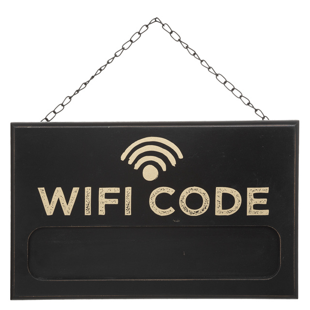 Tabla de scris cu creta WIFI CODE, 35 x 22 cm