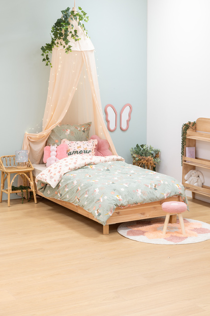 Lenjerie de pat pentru copii PRINTED FAIRY, bumbac, 140 x 200 cm