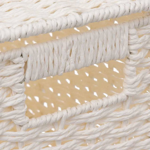 Etajera îngustă pentru baie cu sertare, din iarba de mare, 25,5 x 15,5 x 70 cm