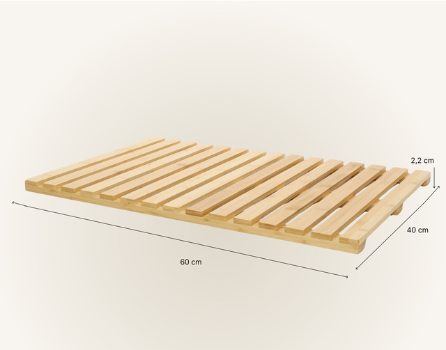 Covoare de baie din bambus SANNO, 60 x 40 cm