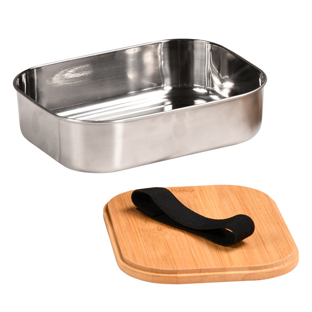 Cutie de prânz, din bambus, 21 x 15 cm, Kesper