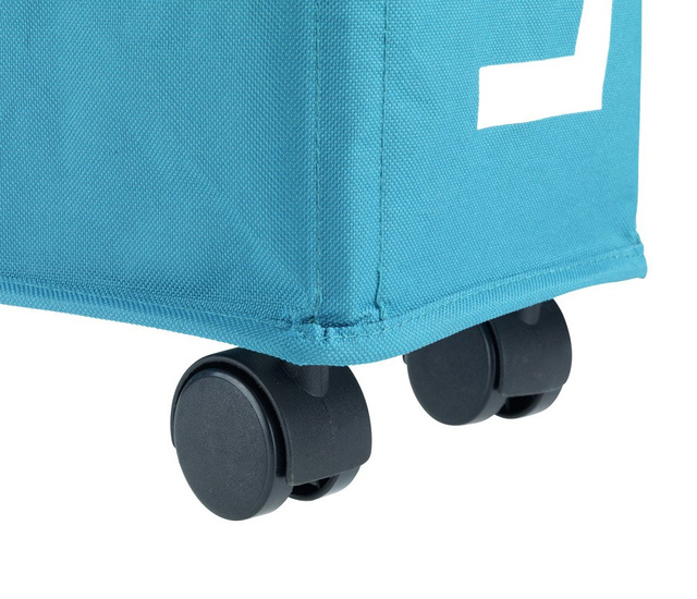 Coș de rufe CORNO, recipient 43 l, WENKO, turcoaz