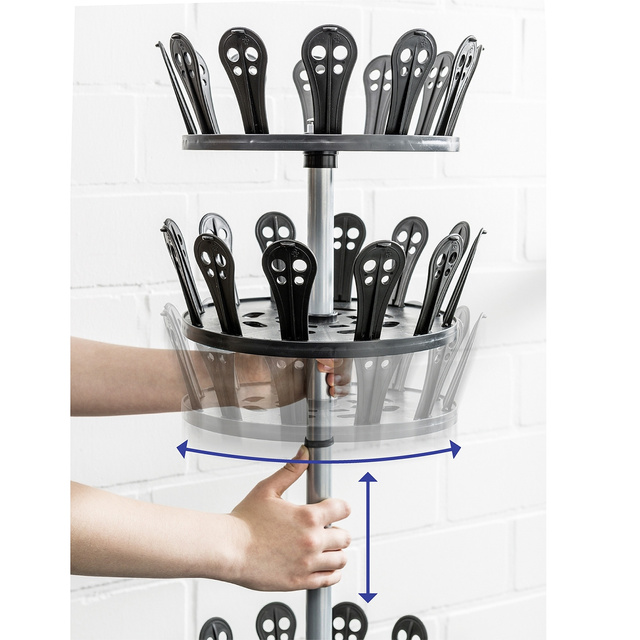 Suport pentru incaltaminte, rotativ, 30 de perechi