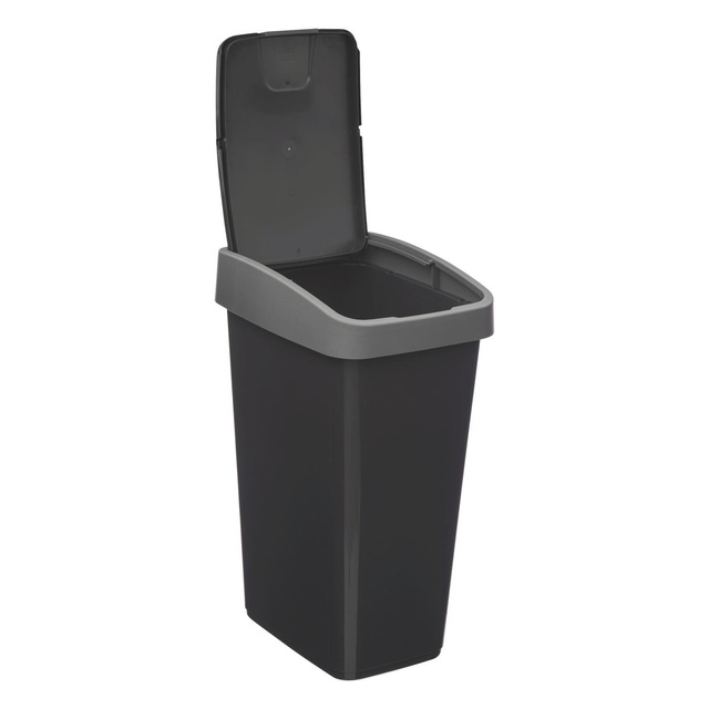 Coș de gunoi din plastic reciclat, 25 l