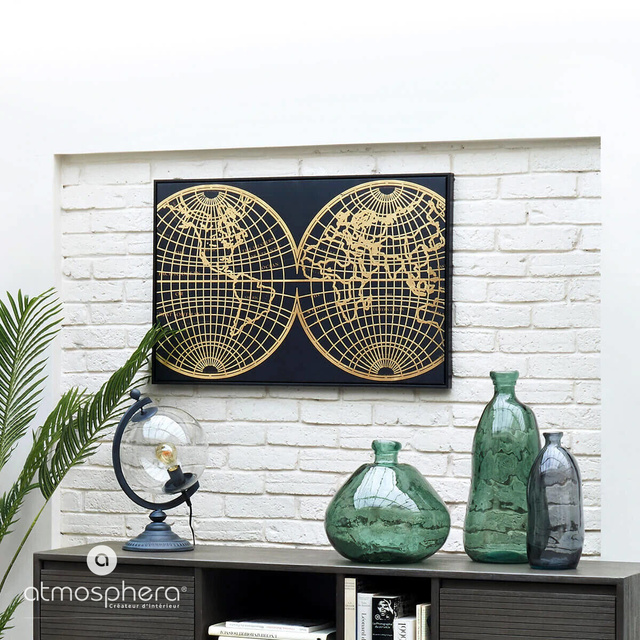 Vaza decorativa din sticla, rotunda, Ø 23 cm