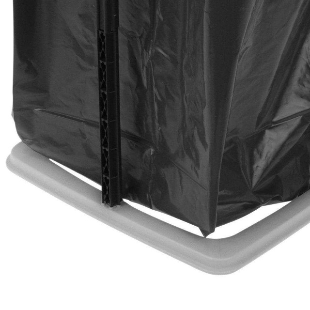 Coș de gunoi 60 L, cu capac, pe cadru