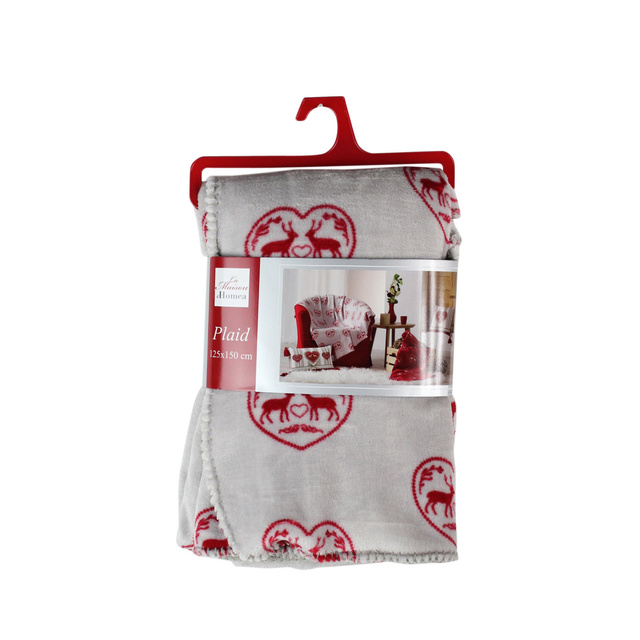 Cuvertură de pat FLANEL, 125 x 150 cm, motiv de Crăciun