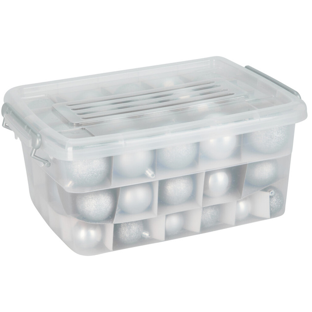 Set de globuri de Crăciun de dimensiuni diferite, 70 de bucăți.