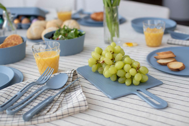 Tocator alimentar Snap S, Koziol, 17cm, Plastic, Alb