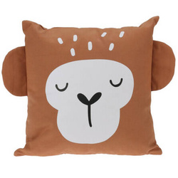 Perna de plus cu urechi Safari, din bumbac, 40 x 40 cm