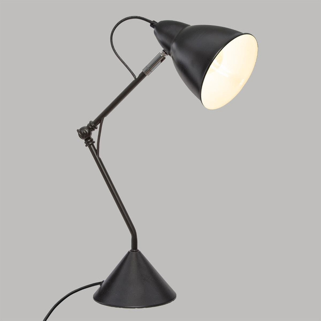 Lampa de birou AUDE, metal, 62 cm, negru