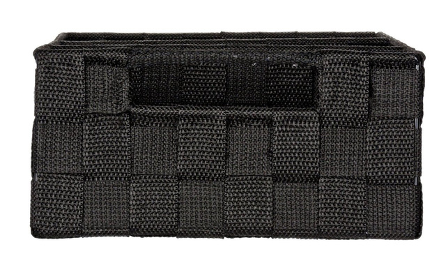 Organizer ADRIA BLACK - recipient de baie, WENKO, negru