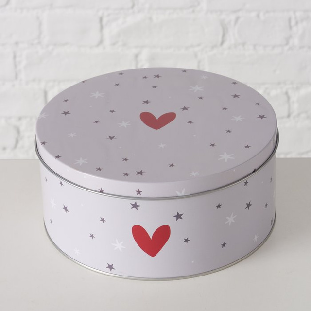 Set de trei cutii de depozitare ANELLA, Ø 14-20 cm