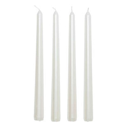 Set lumanari satinate 4 bucati 25 cm