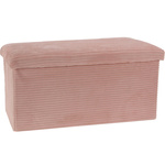 Puf lung din catifea, 76 x 40 x 38 cm