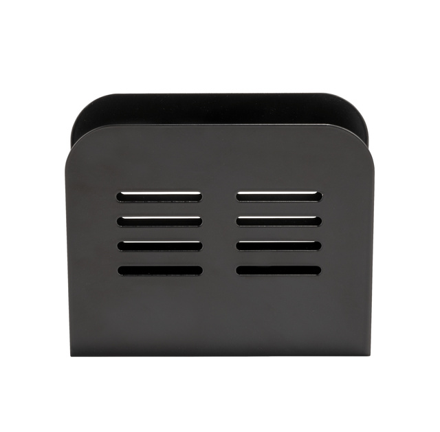 Suport pentru servetele, Wenko Baco, negru, din metal, 15 cm x 12.5 cm x 4 cm