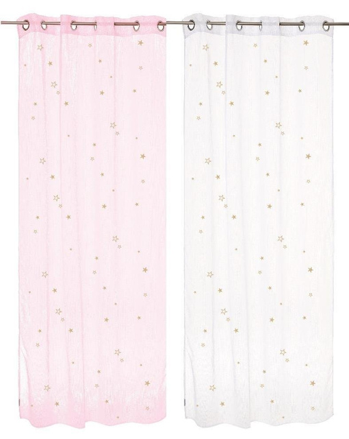 Draperie Atmosphera Créateur d'intérieur, 140 x 250 cm, Roz