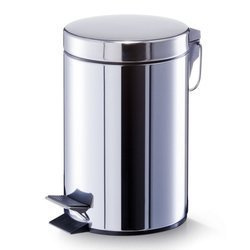 Coș de baie, recipient pentru gunoi - 3 l, oțel lucios, ZELLER, metalic