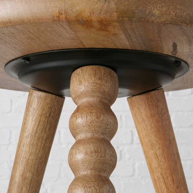 Masuta Buli, lemn de mango, Ø 35 cm