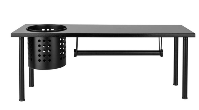 Raft de bucătărie pentru condimente cu suport pentru prosop 2 în 1 – Blanco WENKO, negru