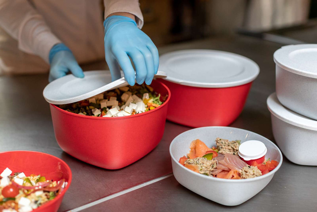 Recipient alimentar cu capac, 2L, CONNECT L, KOZIOL