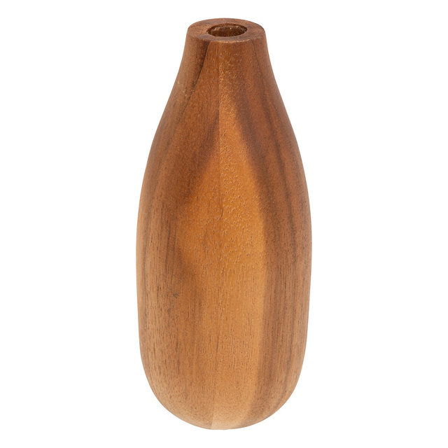 Vaza decorativa din lemn de salcam SOLIFLORE
