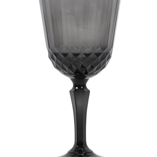 Pahar pentru vin din sticlă gri, 310 ml