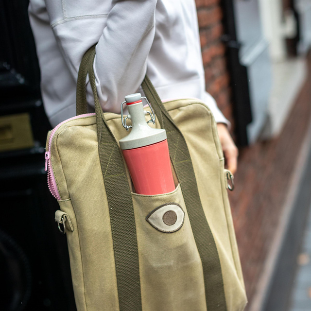 Sticlă apă PLOPP TO GO, dop etanș, 425 ml, KOZIOL