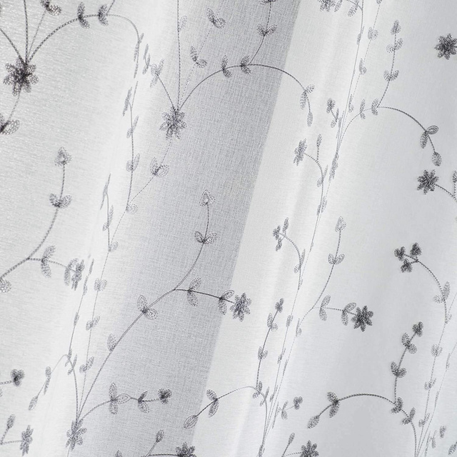 Perdea fereastră cu inele PETIT FLEUR, 140 x 240 cm