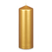 Lumânare cilindrică LUNAR aurie, Ø 7 cm