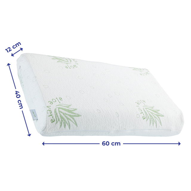 Perna Aloe-Vera, extract de aloe vera, 60 x 40 x 12 cm