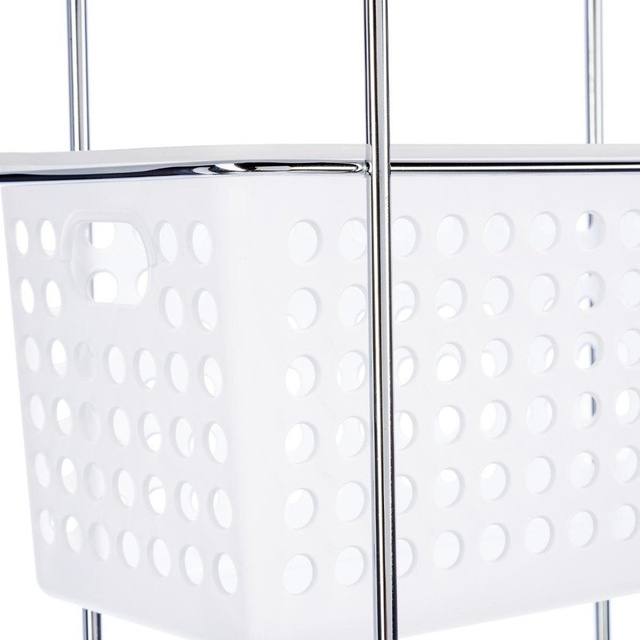 Raft pentru depozitare cu 3 niveluri, Alb, 84x28x14,5 cm, Five