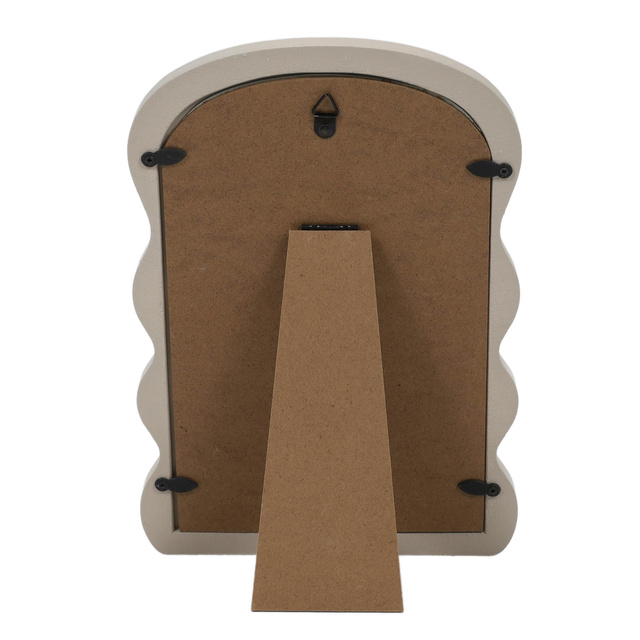 Oglinda decorativa in cadru ondulat, 18 x 26 cm