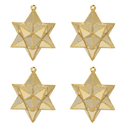 Stele spațiale din plastic, 4 buc, Ø 7,5 cm