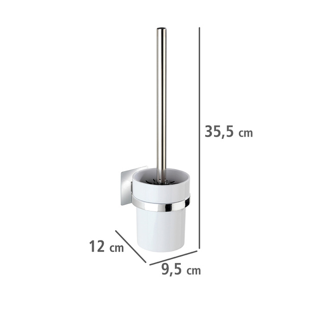 Suport pentru perie de toaletă QUADRO, Turbo-Loc, WENKO
