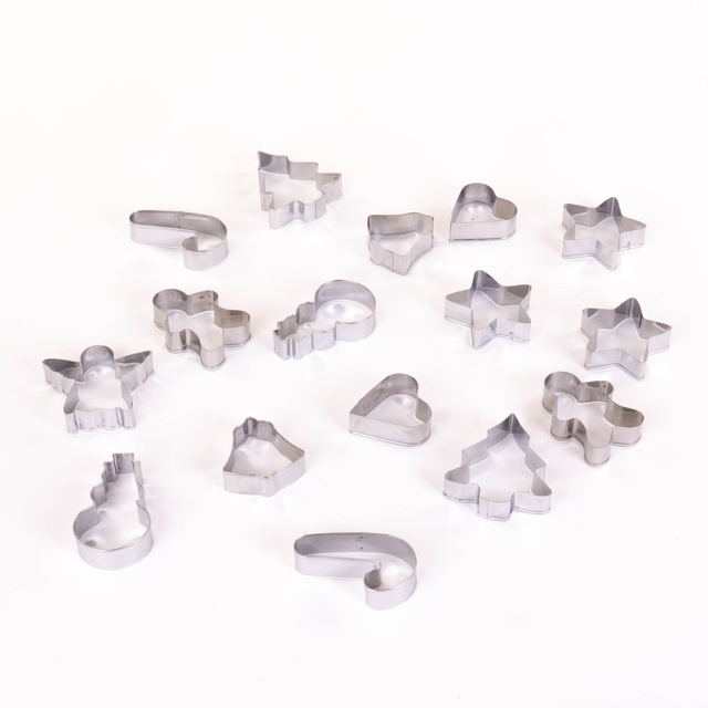 Forme de copt, 16 bucati, forme de Craciun