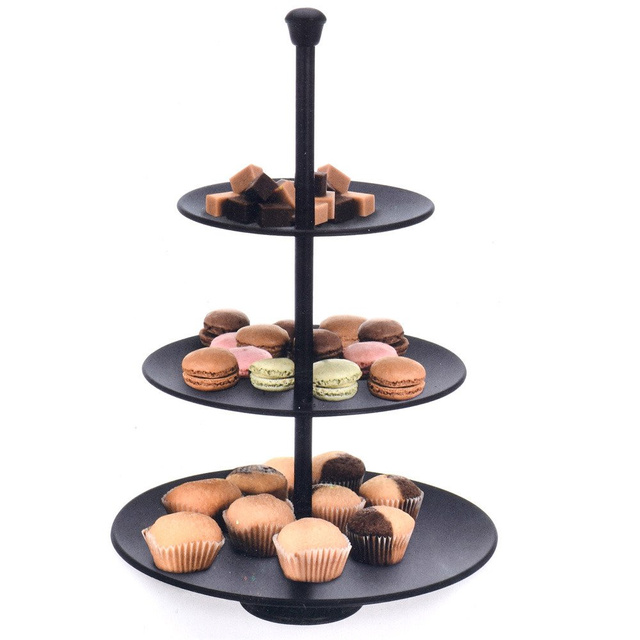 Platou metalic cu 3 niveluri, Ø 25