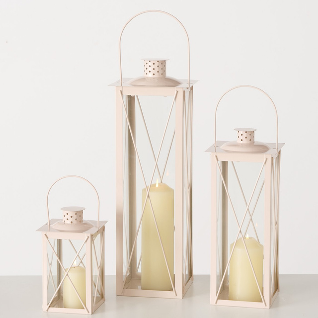 Lantern metalic cu maner, FAROL, 20, 35 si 50 cm