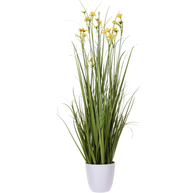 Floare artificială în ghiveci Flori de câmp, 95 cm