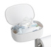 Perie WC cu suport hartie igienica RIVAZZA, 4in1, Alb, 72x32x17 cm, WENKO