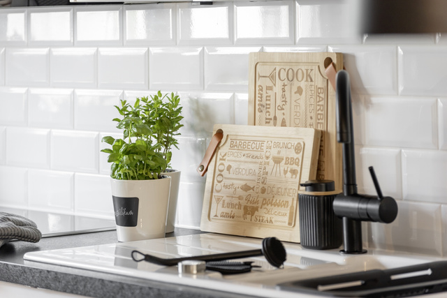 Ghiveci din ceramică WAIA, alb, ∅ 13, WENKO