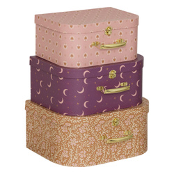 Cutii de carton decorative NOMAD, 3 cutii.