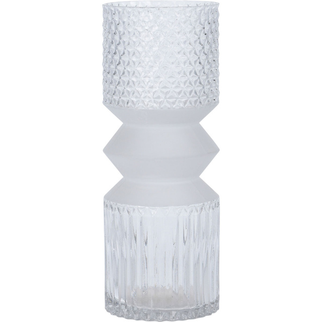 Vaza cilindrica din sticla, 30 cm