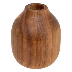Vaza decorativa din lemn de salcam SOLIFLORE