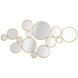 Compozitie oglinzi in rama aurie, 100 x 51,5 cm