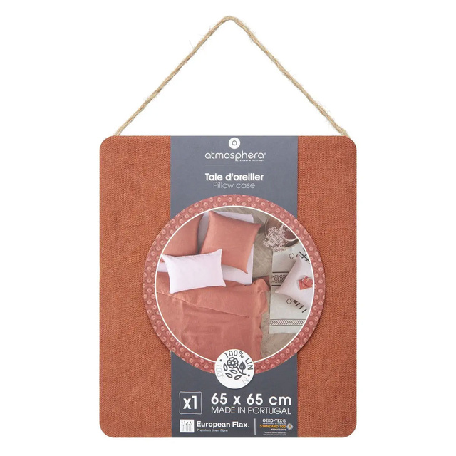 Fata de perna din in, 65 x 65 cm