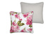 Perna din bumbac cu model floral, 45 x 45 cm