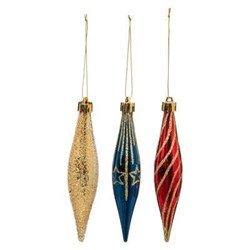 Globuri din plastic, 3 buc.