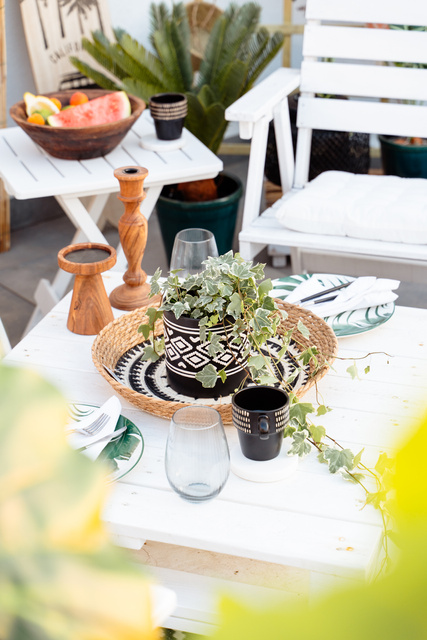 Coș decorativ pentru depozitarea obiectelor mici